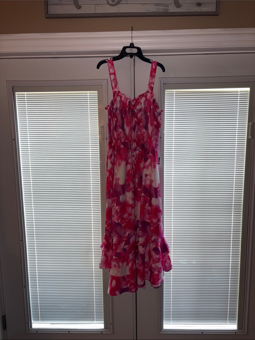 Grace Karin Pink Floral Tiered Dress Brand New with tags